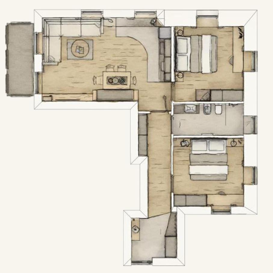 Villa Dolomiti Ortisei Bilik gambar